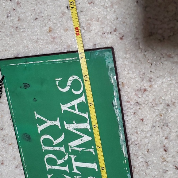 Green metal sign - Picture 5 of 6